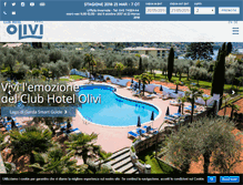 Tablet Screenshot of clubhotelolivi.it